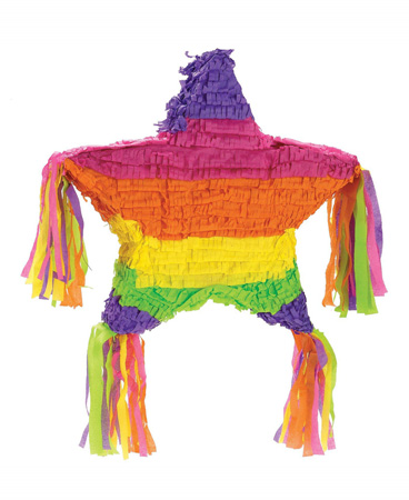 Rainbow Five Star Pinata